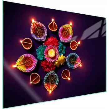 Obraz Skleněná ochranná deska na sporák 70x52 Květina