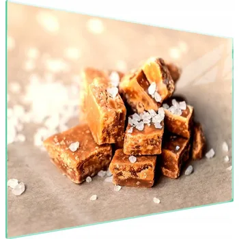 Obraz Skleněná ochranná deska na sporák 70x52 Dezert