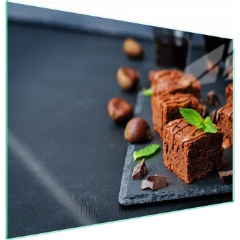 Obraz Skleněná ochranná deska na sporák 70x52 Dezert