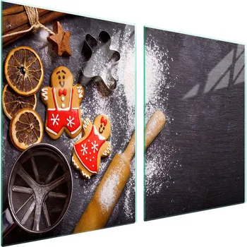 Obraz Skleněná ochranná deska na sporák 2x45x52 cm Kuchyně