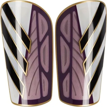 Fotbalový chránič Pánské fotbalové chrániče adidas TIRO SG LEAGUE M Fialová, Bílá, Zlatá, Černá