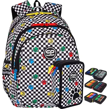 Školní batoh Školní batoh CoolPack s více přihrádkami, vícebarevný, 21 l