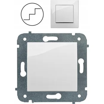 vypínač Schodišťový vypínač pod omítku Elektro-Plast Nasielsk bílý 1712-10