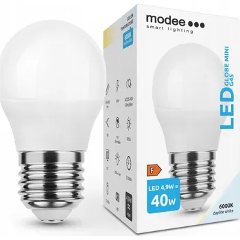 Žárovka Modee Lighting LED žárovka E27 4,9W 6000K MINI G45 (40W)