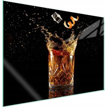 Obraz Skleněná ochranná deska na sporák 70x52 Whisky