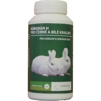 Krmivo pro hlodavce Roboran H pro králíky černé a bílé plv 60 g