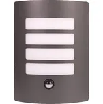 Prezent MEMPHIS venkovní nástěnné svítidlo se senzorem 1x E27 15W bez zdroje 29cm IP44, tmavě šedé