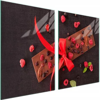 Obraz Skleněná ochranná deska na sporák 2x45x52 cm Kuchyně