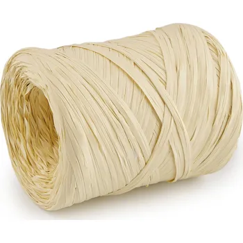 Příze Lýko rafie syntetické, šíře 10 mm Varianta: 2 (92) krémová světlá, Balení: 1 ks