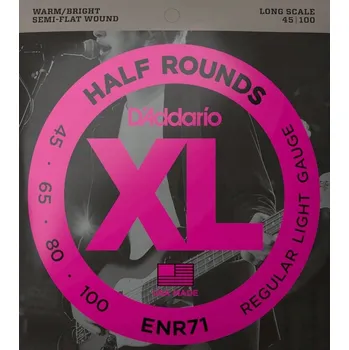 Struna pro kytaru a smyčcový nástroj D'Addario ENR 71 struny pro baskytaru 45-100