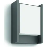 Philips 16460/93/16 Arbour venkovní nástěnné LED svítidlo 1x6W 600lm 2700K IP44, antracitové