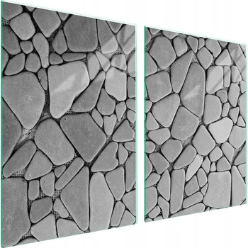 Obraz Skleněná ochranná deska na sporák 2x45x52 Kámen