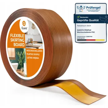 Podlahová lišta Lišta Quest PVC 20 x 50, délka 2000 cm, dub rustikální