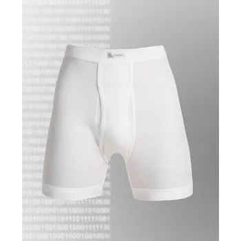 Pánské spodní prádlo E.Classic Spodní Prádlo Boxerky bílé barvy, velikost M/L