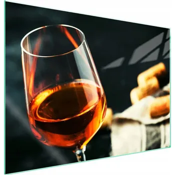 Obraz Skleněná ochranná deska na sporák 70x52 Víno