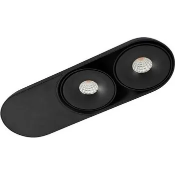 Bodové svítidlo Azzardo TORONTO 2 podhledové svítidlo LED 20W 1050lm 3000K 30cm oválné IP20, černé