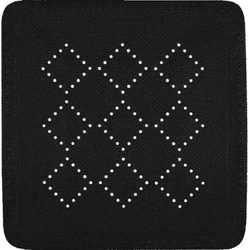 Protiskluzová podložka Spirella Protiskluzová podložka do sprchy ALASKA, černá, 55 x 55 cm