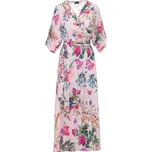 Zavinovací dámské šaty S405 růžové