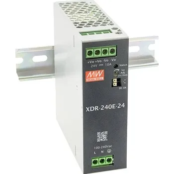 spínaný zdroj MEAN WELL XDR-240E-48 síťový zdroj na DIN lištu 48 V 5 A 240 W Obsah 1 ks