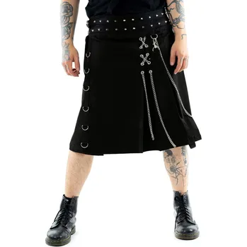 Dámská sukně kilt pánský CHEMICAL BLACK - ELIAN - BLACK - S