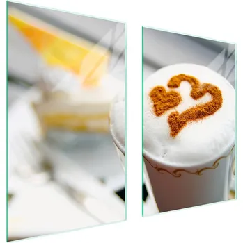 Obraz Skleněná ochranná deska na sporák 65x52 Srdce