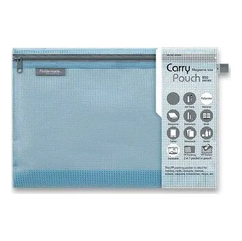 Archivační box Síťovaná plastová obálka Foldermate Pop Gear, A4 - modrá