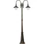 Ideal Lux CIMA PT2 venkovní sloupkové svítidlo 2x E27 60W bez zdroje 216cm IP43, černo-zlatá