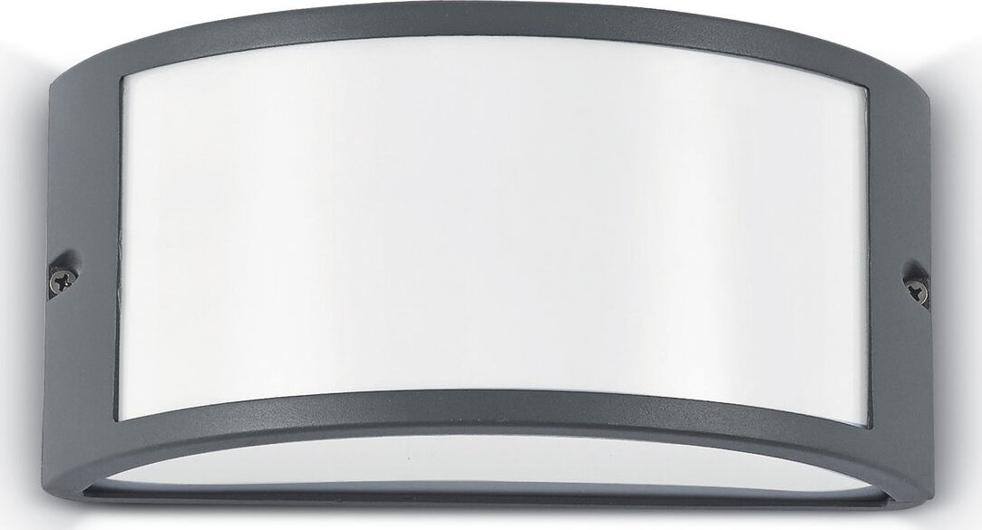 Ideal Lux REX-1 AP1 venkovní nástěnné svítidlo 1x E27 60W bez zdroje 25cm IP44, antracitové