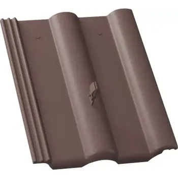 betonová krytina KMB BETA Samet taška hromosvodová hnědá