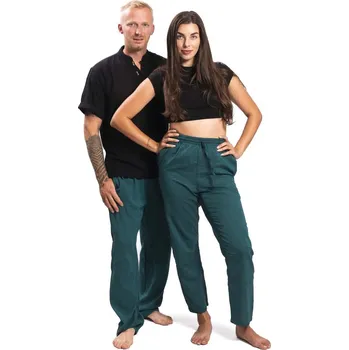 Kalhoty CLASSIC smaragdově zelené 3XL