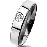 NSS3004-ZR-55 NSS3004-ZR Dámský snubní prsten se srdíčkem - srdce