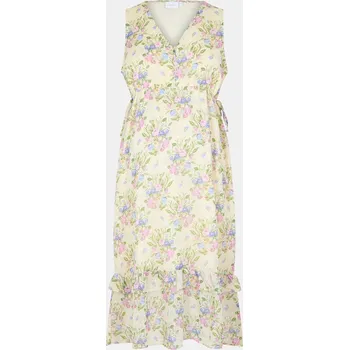 Dámské šaty Šaty Mamalicious Lime Cream 1149337 14 (L)