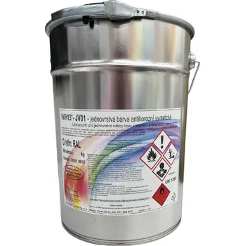 barva na kov ColorCity KH 13 JEDNOVRSTVÁ SYNTETICKÁ BARVA 1 kg Barva: RAL 8016