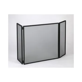 Krbová zástěna Zástěna krbová 3 dílná výška 60 x 100 cm antracit