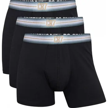 Boxerky Fan-shop 3pack pánské boxerky CR7 Basic black velikost: XXL