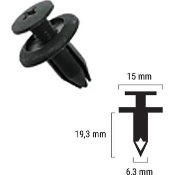 Motodoplněk Plastový nýt RMS 121832016 SUZUKI GSX-R 600 1997-2000