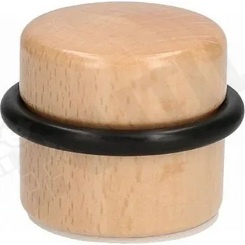 Těsnění do okna a dveří Zarážka dveří podlahová válec -samolepící buk