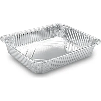 Jednorázové nádobí Miska 3ks 32x26x6,3 cm ALU hranatá bez otvorů