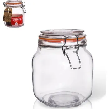 Zavařovací sklenice ORION Dóza sklo patent BĚLA 1l