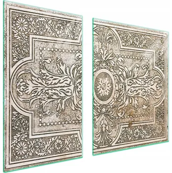 Obraz Skleněná ochranná deska na sporák 100x52 Vintage