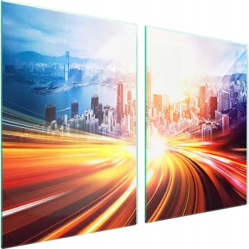 Obraz Skleněná ochranná deska na sporák 2x45x52 Cesta