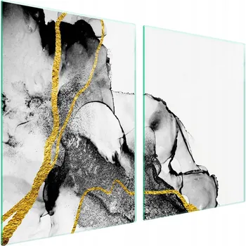Obraz Skleněná ochranná deska na sporák 2x45x52 Mramor