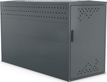 Garáž BIKEBOX 1G, z ocelového plechu, na jízdní kola a elektrokola