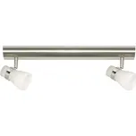 Prezent MARANELLO přisazené bodové svítidlo 2x G9 40W bez zdroje 37cm IP20, saténový nikl