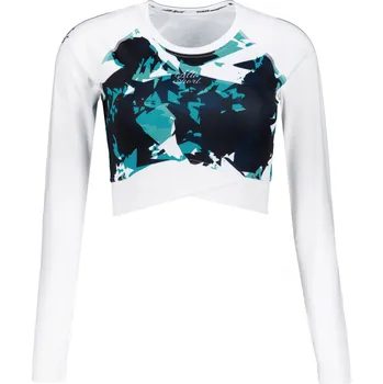 Dámské oblečení Dámský funkční crop top premium ALTISPORT VOJ/ALW110TR04 MODROBÍLÁ XL