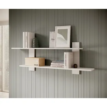 police ADRK Nástěnná police CESIRO 2P W 120, bílá