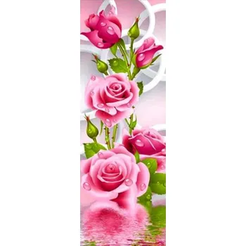 Diamantové malování Diamantové malování - Růže (85x45)