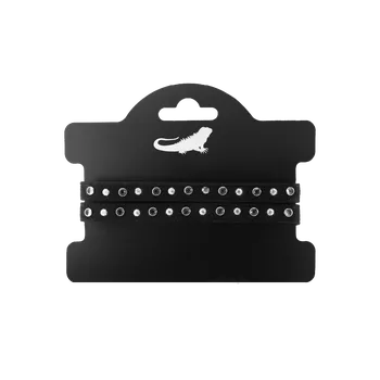 Opasek pásek jara černé s kamínky Velikost: délka pásku 32 cm