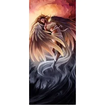 Diamantové malování Diamantové malování - Zakletý anděl a duchové (85 x 45)