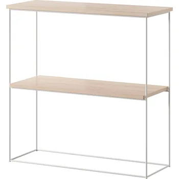 Konferenční stolek ADRK Konzolový stolek TONI W-S 80, dub sonoma/bílá